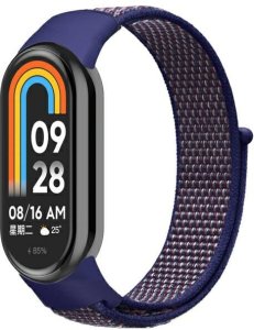 Beline pasek Mi Band 9/8 NylonLoop       granatowy/navy 2