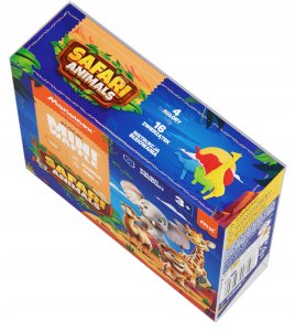 Marioinex Klocki wafle mini Animals Safari 100 el (07108) 3