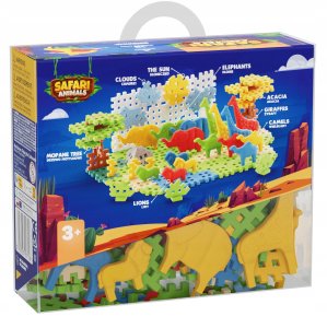 Marioinex Klocki wafle mini Animals Safari 100 el (07108) 6
