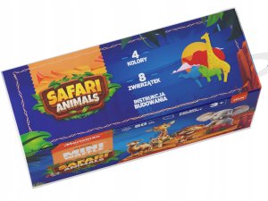 *****Klocki wafle mini Animals Safari 50el 07092 4