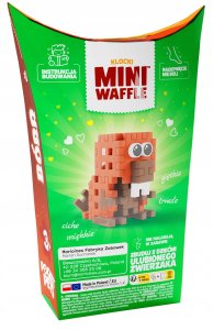 *****Klocki wafle mini PocketPets Bóbr 07061 7
