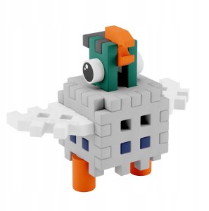 *****Klocki wafle mini PocketPets Gołąb 07177 3