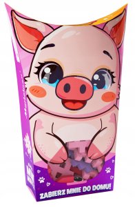 *****Klocki wafle mini PocketPets Świnka 06903 1