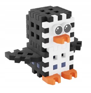 Marioinex *****Klocki wafle mini PocketPets Pingwin 07153 3