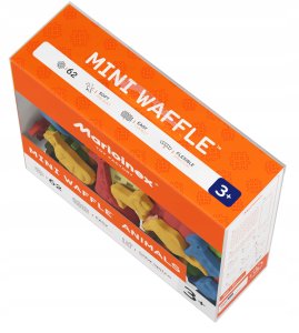 *****Klocki wafle mini Zwierzęta 62el 07429 7