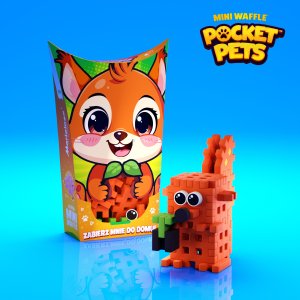 *****Klocki wafle mini PocketPets Wiewiórka 06927 3