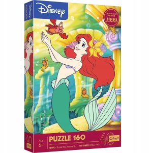PUZZLE 160 40lecie Trefl-Mała Syrenka 40056 1