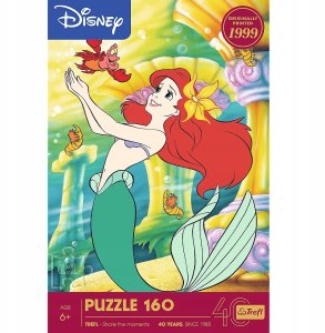 Trefl Puzzle Disney - 40-lecie - Mała Syrenka 160 elementów (40056) 3
