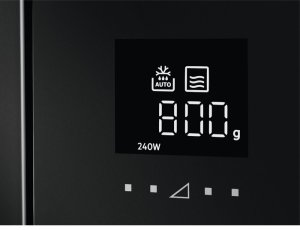 Juodos spalvos 36cm aukščio įmontuojama mikrobangų krosnelė AEG TB6SM171DB 4