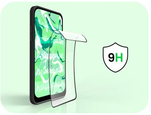 Hello Case Szkło Hybrydowe do Samsung Galaxy A36 5G / A56 5G (9H, pełne 5D, ochronne) 3