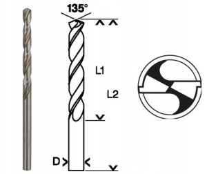 Wiertło Bosch METAL DRILL BIT BOSCH 10,5X133MM HSS-G S 3