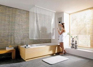 Kleine Wolke KLEINE WOLKE roleta prysznicowa Zestaw 2 cz. rolet białe p 2