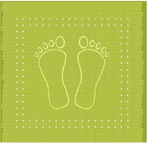 KLEINE WOLKE Foot Mata bezp. KiwiGreen 36x72 1