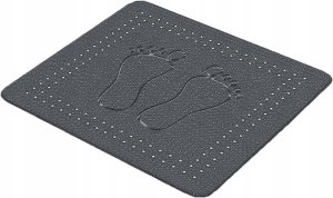 KLEINE WOLKE Foot Mata prysznic. DarkGrey 55x55 1