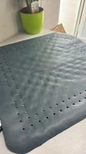 Kleine Wolke KLEINE WOLKE Foot Mata prysznic. DarkGrey 55x55 2