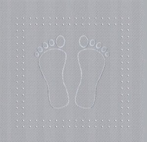 Kleine Wolke KLEINE WOLKE Foot Mata prysznic. DarkGrey 55x55 4