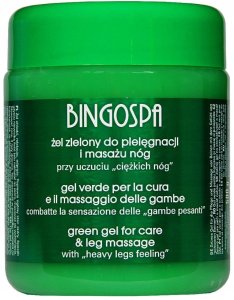 BINGO SPA_Żel zielony do pielęgnacji i masażu nóg z ekstraktem z Miłorzębu Japońskiego 250g 3