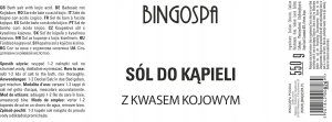 Błogo BINGO SPA_Sól do kąpieli z kwasem kojowym 550g 2