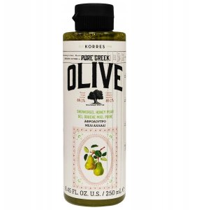 KORRES_Pure Greek Olive żel pod prysznic Honey &amp; Pear 250ml 1