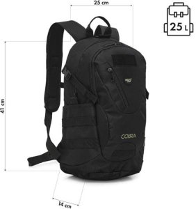 Plecak turystyczny Nils Extreme NC3905 Cobra 25 l Czarny 5