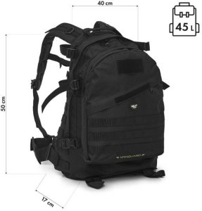 Plecak turystyczny Nils Extreme NC3904 Vanguard 45 l Czarny 5