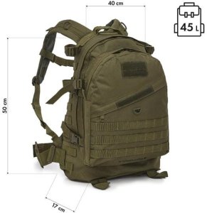 Plecak turystyczny Nils Extreme NC3904 Vanguard 45 l Zielony 5