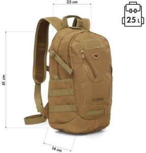 Plecak turystyczny Nils Extreme NC3905 Cobra 25 l Brązowy 5