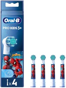 Oral-B Kids Pro Kids3+, 4 pc(s), Multicolour, White, Spider-Man, 3 yr(s), Blister 1