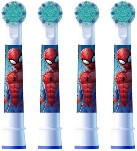 Oral-B Kids Pro Kids3+, 4 pc(s), Multicolour, White, Spider-Man, 3 yr(s), Blister 2