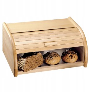 Chlebak Kesper Chlebak z klapką drewno bambusowe 40x27x17 2