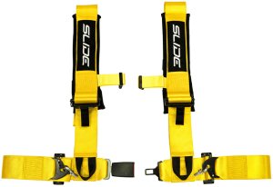 Pasy sportowe Slide V2 Żółte 4P 3" E4 3