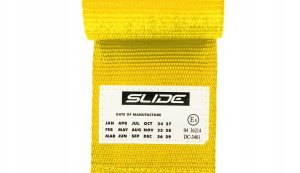 Pasy sportowe Slide V2 Żółte 4P 3" E4 4