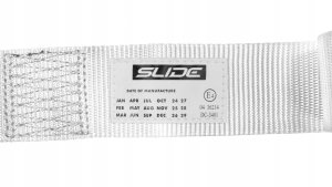 Pasy sportowe Slide V2 Białe 4P 2" E4 4