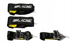 Pasy sportowe Slide V2 Quick Czarne 4P 3" 3