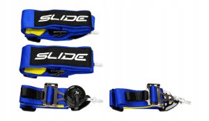 Pasy sportowe Slide V2 Quick Ciemno Niebieskie 4P 3" 3