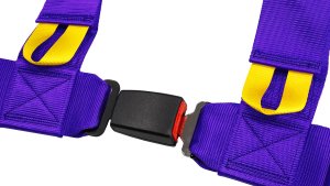 Pasy sportowe Slide V2 Fioletowe 4P 3" E4 2