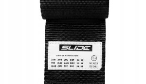 Pasy sportowe Slide V2 Czarne 4P 3" E4 4