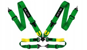 Pasy sportowe Slide V2 Quick Ciemno Zielone 4P 3" 1