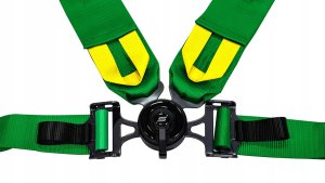 Pasy sportowe Slide V2 Quick Ciemno Zielone 4P 3" 2