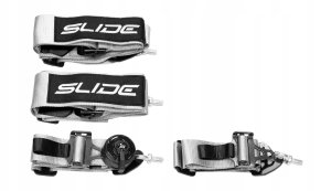 Pasy sportowe Slide V2 Quick Srebrne 4P 3" 3