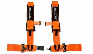 Pasy sportowe Slide V2 Pomarańczowe 4P 3" E4 3