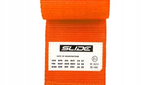 Pasy sportowe Slide V2 Pomarańczowe 4P 3" E4 4