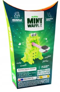 Marioinex *****Klocki wafle mini PocketPets Żaba 06934 3