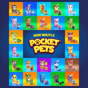 Marioinex *****Klocki wafle mini PocketPets Żółw 06989 2