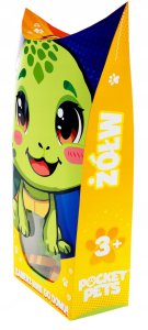 Marioinex *****Klocki wafle mini PocketPets Żółw 06989 5