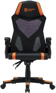 CANYON Fotel gamingowy Flow MCH01 Mesh Pomarańczowy 1
