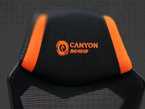 CANYON Fotel gamingowy Flow MCH01 Mesh Pomarańczowy 2
