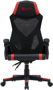 CANYON Fotel gamingowy Flow MCH01 Mesh Czarno - Czerwony 3