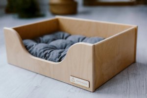 Drewniane legowisko dla psa i kota SCRAPPY M brzoza ANIMOOD 13