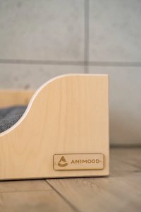 Drewniane legowisko dla psa i kota SCRAPPY M brzoza ANIMOOD 10